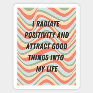 Radiate Positivity Sticker